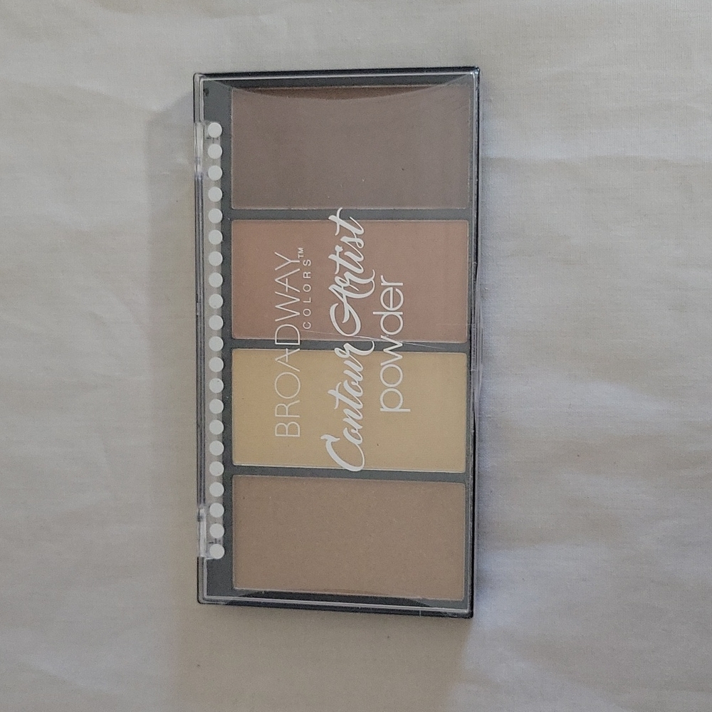 Broadway Colors Contour Artist Powder Kit Medium/Dark 4 Colors Including Shimmer